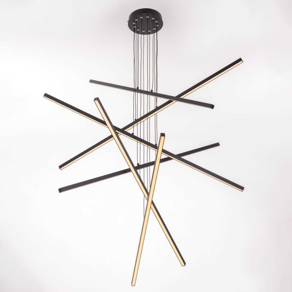 Подвесная люстра Citilux Стиг черный CL203261