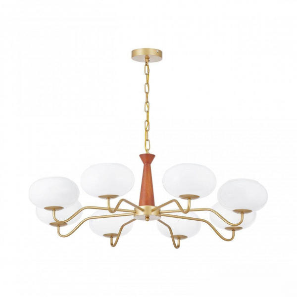 Подвесная люстра Arte Milano Napoli 310166/D900/8 BS/WD Подвесная люстра Arte Milano Napoli 310166/D900/8 BS/WD