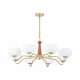 Подвесная люстра Arte Milano Napoli 310166/D900/8 BS/WD