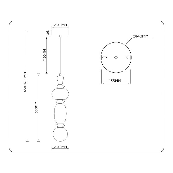 Люстра Ambrella Light HIGH LIGHT LH53142