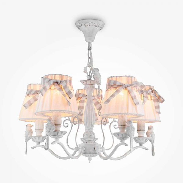 Подвесная люстра Maytoni Bird ARM013-05-W Подвесная люстра Maytoni Bird ARM013-05-W