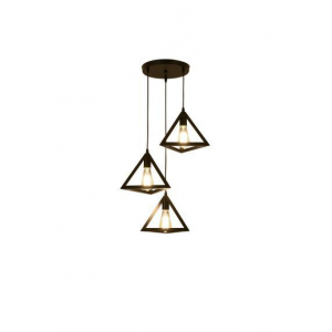 Люстра подвесная Alfa Light F3524-46 Black E27*2