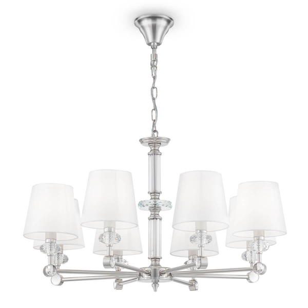 Подвесная люстра Maytoni Riverside MOD018PL-08CH Подвесная люстра Maytoni Riverside MOD018PL-08CH