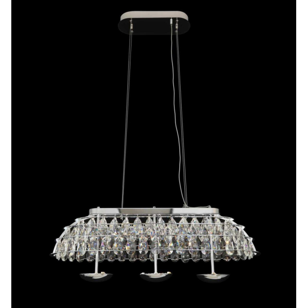 Люстра подвесная Alfa Light F4024-22 800x350mm CH LED