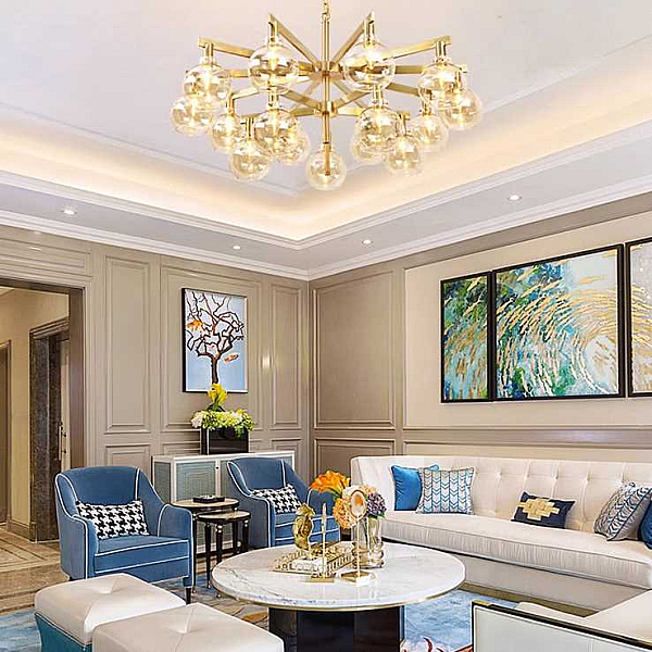 Подвесная люстра Imperium Loft Carmella Globe Pendant 10 84795-22