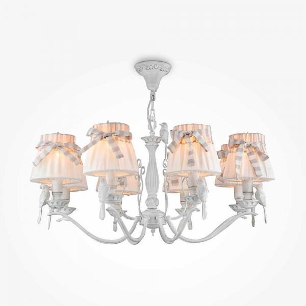 Подвесная люстра Maytoni Bird ARM013-08-W Подвесная люстра Maytoni Bird ARM013-08-W