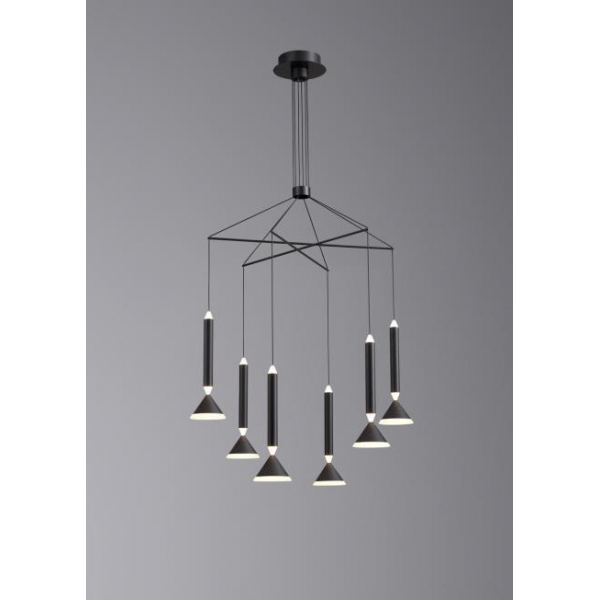 Люстра подвесная Alfa Light F3024-43 BLACK Люстра подвесная Alfa Light F3024-43 BLACK