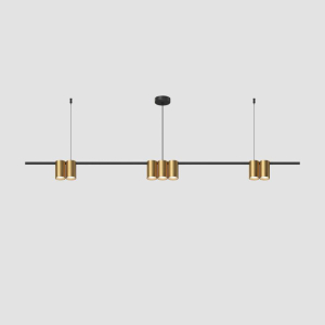 Подвесная люстра Denkirs Orbit DK4063-BK+SG