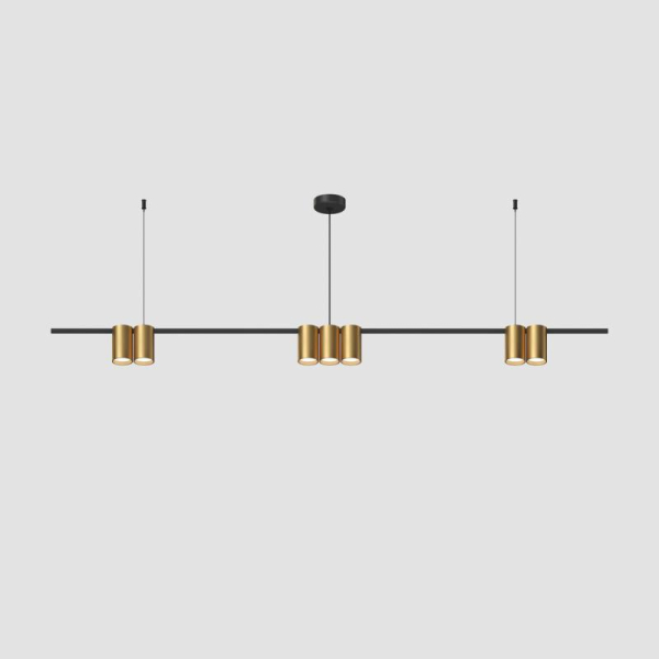 Подвесная люстра Denkirs Orbit DK4063-BK+SG