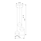Подвесная люстра TK Lighting 10206 Bono