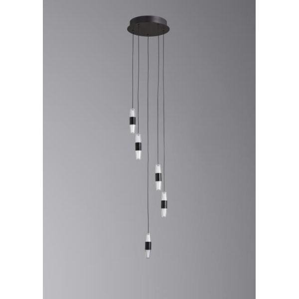 Люстра подвесная Alfa Light F3024-50 BLACK