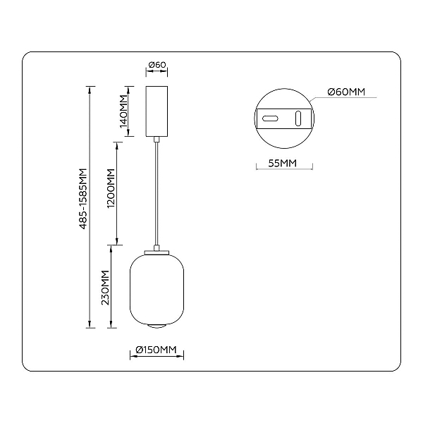 Люстра Ambrella Light HIGH LIGHT LH11031