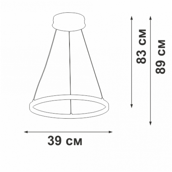 Люстра Vitaluce V2515DT-1/1S Люстра Vitaluce V2515DT-1/1S