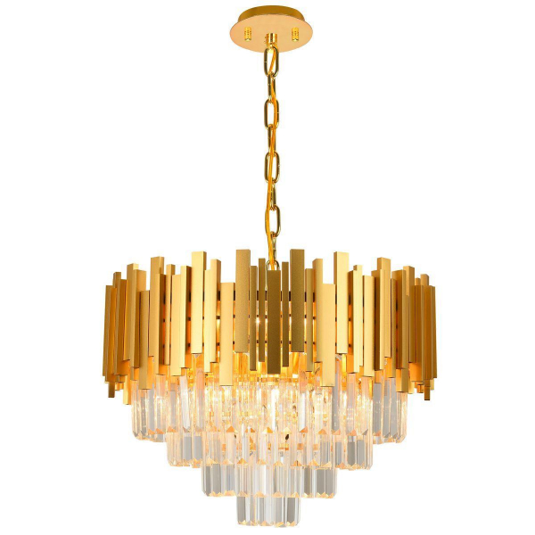 Подвесная люстра Natali Kovaltseva Vertigo 81440/8C Gold Подвесная люстра Natali Kovaltseva Vertigo 81440/8C Gold
