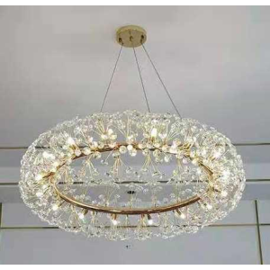 Люстра подвесная Alfa Light F2024-38 G9*12 Французское золото