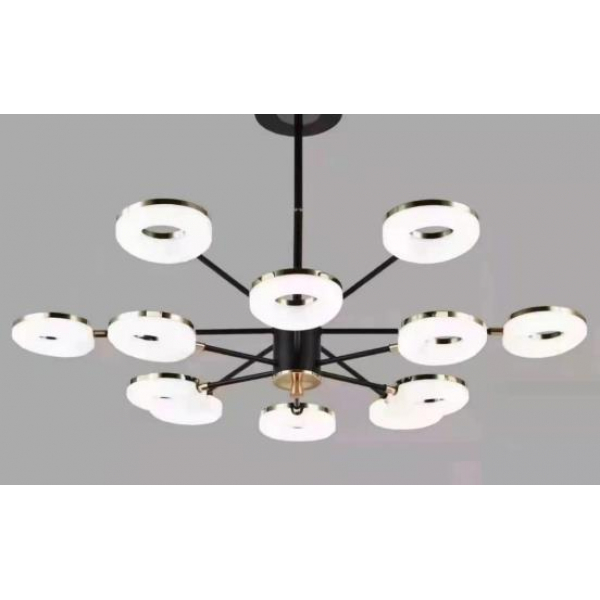 Люстра подвесная Alfa Light F3824-19 BK LED 2 COLOUR Люстра подвесная Alfa Light F3824-19 BK LED 2 COLOUR