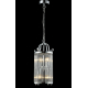 Подвесная люстра Crystal Lux Tadeo SP4 D200 Chrome/Transparente