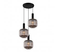 Подвесная люстра Lumina Deco Gato LDP 1217-3 GY+BK