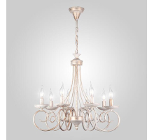 Подвесная люстра Eurosvet 22404/8 белый с золотом