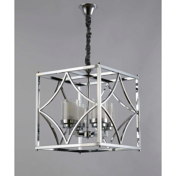 Подвесная люстра Lumina Deco Quadrato LDP 1223-4 CHR Подвесная люстра Lumina Deco Quadrato LDP 1223-4 CHR