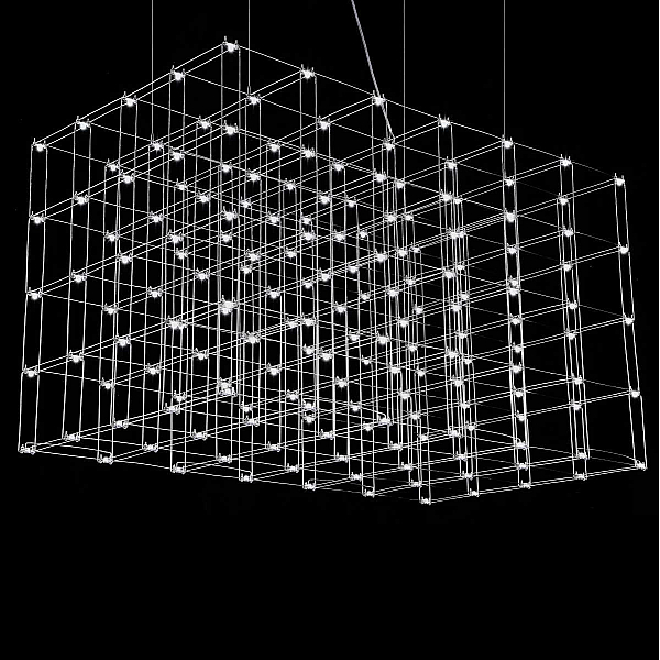 Подвесная люстра Imperium Loft Quasar Cosmos Square Led Pendant Light 80/80/140 252289-22