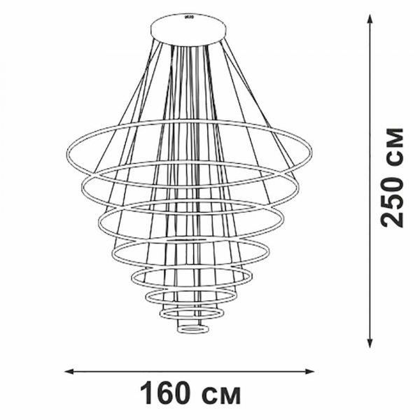Подвесная люстра Vitaluce V4600-1/8S Подвесная люстра Vitaluce V4600-1/8S