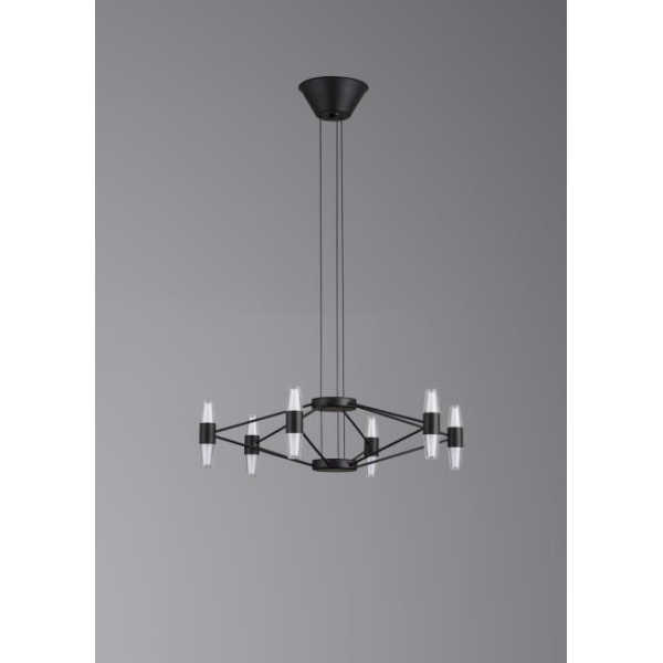 Люстра подвесная Alfa Light F3024-63 BLACK