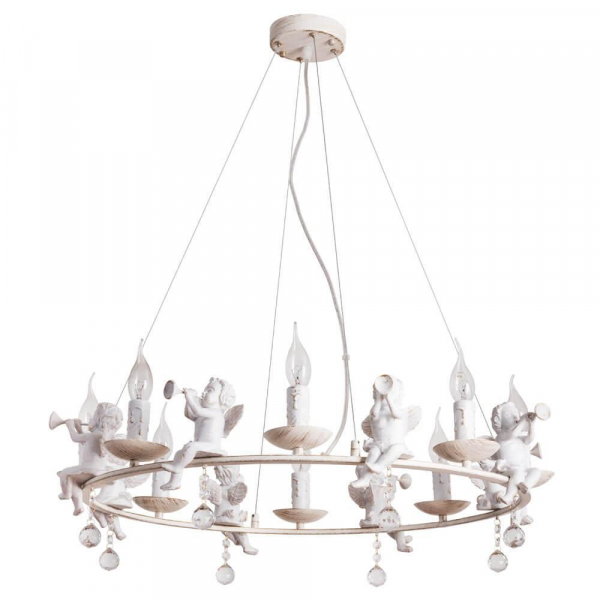 Подвесная люстра Arte Lamp Amur A1133SP-8WG Подвесная люстра Arte Lamp Amur A1133SP-8WG