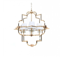Подвесная люстра Lumina Deco Baltimore LDP 8020-4 GD+WT