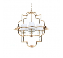 Подвесная люстра Lumina Deco Baltimore LDP 8020-4 GD+WT