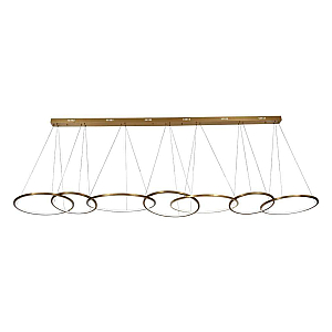 Подвесная люстра Newport 15207N/S brass М0071011