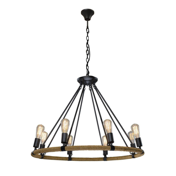 Подвесная люстра Loft IT Rope Filament Loft1861/8 Подвесная люстра Loft IT Rope Filament Loft1861/8