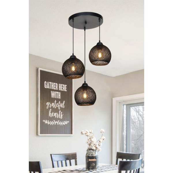 Подвесная люстра Toplight Lizbeth TL1612R-03BK Подвесная люстра Toplight Lizbeth TL1612R-03BK