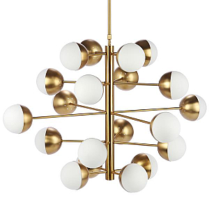Подвесная люстра Imperium Loft Italian Globe Cedar Moss Light 20 75117-22