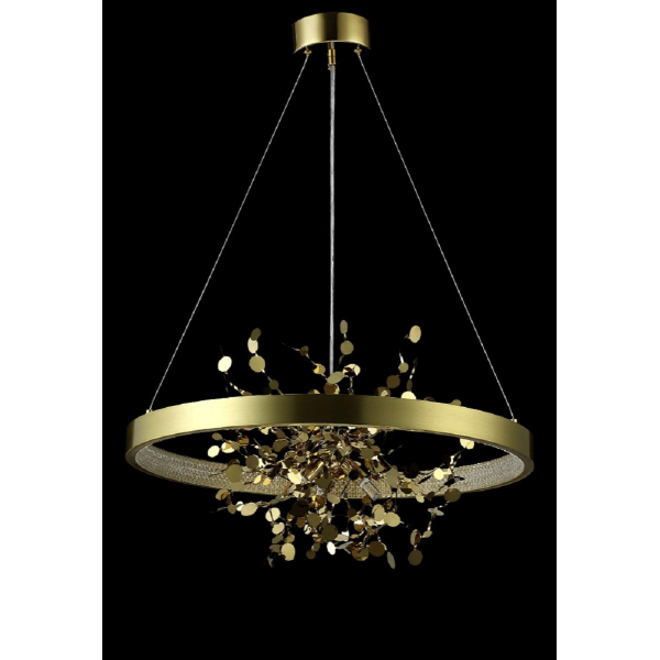 Подвесная люстра Crystal Lux GARDEN SPLED+3 D600 GOLD Подвесная люстра Crystal Lux GARDEN SPLED+3 D600 GOLD