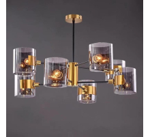 Люстра подвесная Alfa Light F3824-16 GAB E27*8