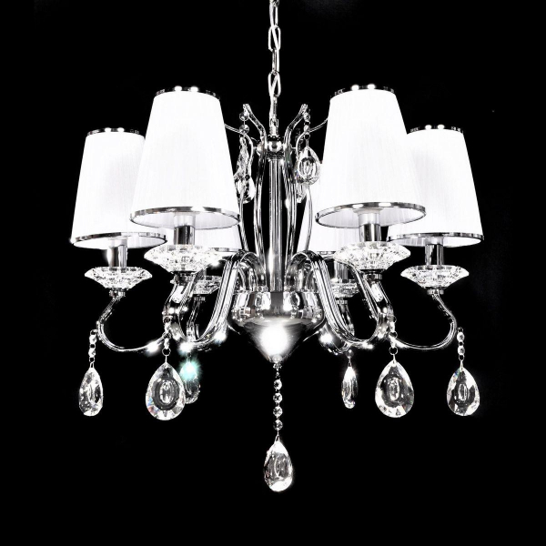 Подвесная люстра Lumina Deco Finezzia LDP 9267-6 CHR Подвесная люстра Lumina Deco Finezzia LDP 9267-6 CHR