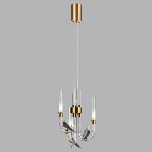 Подвесная светодиодная люстра Odeon Light L-Vision Lark 5431/6L Подвесная светодиодная люстра Odeon Light L-Vision Lark 5431/6L