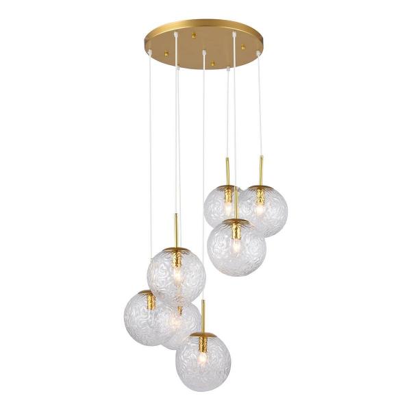 Подвесная люстра Toplight Alyse TL1215H-07TR Подвесная люстра Toplight Alyse TL1215H-07TR