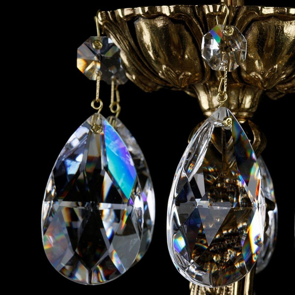 Подвесная люстра Artglass VIktorie Brass Antique CE Подвесная люстра Artglass VIktorie Brass Antique CE