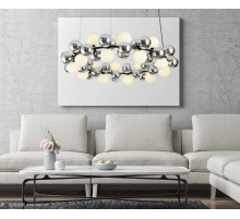 Люстра подвесная Alfa Light F1824-05 800*800*1500mm G9*14