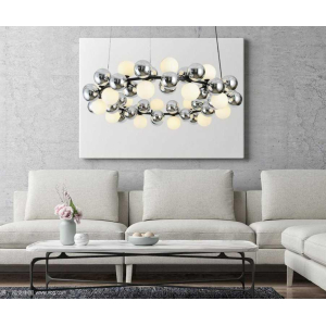 Люстра подвесная Alfa Light F1824-05 800*800*1500mm G9*14