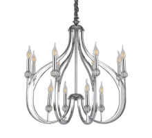 Подвесная люстра Lumina Deco Archetype LDP 1250-12 CHR