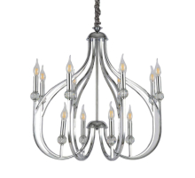 Подвесная люстра Lumina Deco Archetype LDP 1250-12 CHR