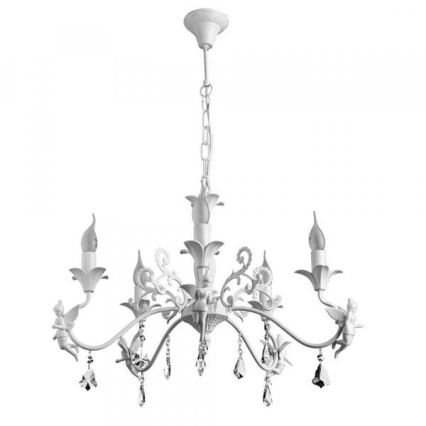 Подвесная люстра Arte Lamp Angelina A5349LM-5WH Подвесная люстра Arte Lamp Angelina A5349LM-5WH