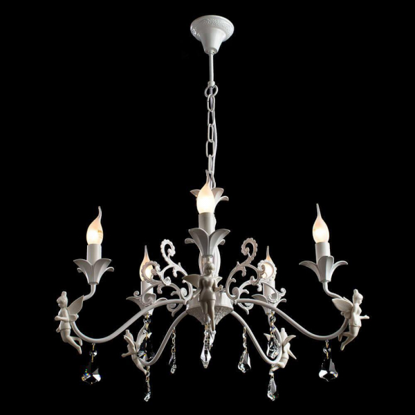 Подвесная люстра Arte Lamp Angelina A5349LM-5WH Подвесная люстра Arte Lamp Angelina A5349LM-5WH