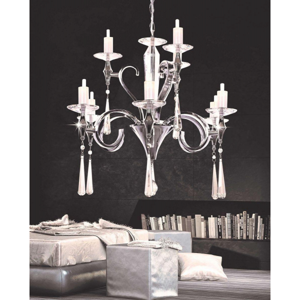 Подвесная люстра Lumina Deco Arterro LDP 8136-9 Подвесная люстра Lumina Deco Arterro LDP 8136-9