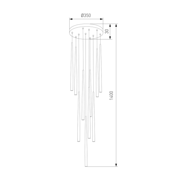 Подвесная люстра TK Lighting 10114 Piano Подвесная люстра TK Lighting 10114 Piano