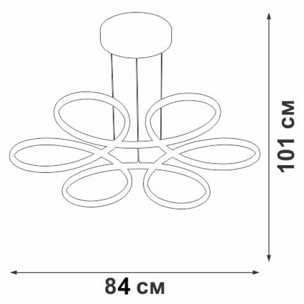 Подвесная люстра Vitaluce V04610-13/6S Подвесная люстра Vitaluce V04610-13/6S