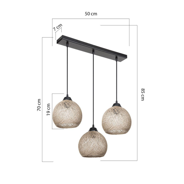 Подвесная люстра Toplight Lizbeth TL1612L-03BG Подвесная люстра Toplight Lizbeth TL1612L-03BG